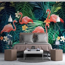 Papel de parede com flor tropical, mural de parede para quarto, decoração de parede, decalques 3d, foto, natureza 2024 - compre barato