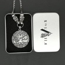 Odin's Wolf Tree of life raven Sleipnir pendant necklace For Women Men Viking Necklace Drop Shipping 2024 - buy cheap