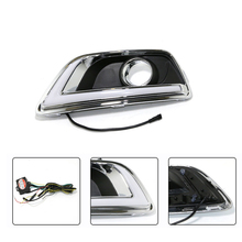 Luzes de led adequadas para chevrolet chevy malibu 2011-2015, luzes diurnas de seta amarela drl para direção de dia a dia 2024 - compre barato