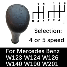 4 Speed 5 Speed Car Shift Knob For Mercedes Benz W123 W124 W126 W140 W190 W201 Auto Gear Shift Knob Car Manual Lever Shift Knob 2024 - buy cheap