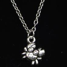20pcs New Fashion Necklace 12x11mm crab Pendants Short Long Women Men Colar Gift Jewelry Choker 2024 - buy cheap