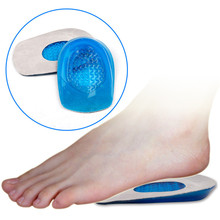 Силиконовые гелевые эластичные подушечки для обуви для ухода за пятками с тканевым ремнем защитная подушка для облегчения боли буферная внутренняя стелька 2024 - купить недорого