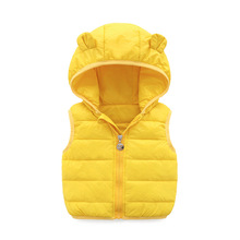 kids vest winter autumn Baby boys girls down cotton vest coats clothing toddler child thickening warm fashion solid outerwear 2024 - buy cheap