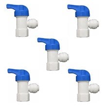 Ball Valve for RO Water Tank Ball Quick Connect Fitting 1/4" - 1/4" Reverse Osmosis Water Valve Filter System Pack of 5 2024 - buy cheap