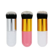 1 PC Simple Chubby Pier Foundation Brush BB Cream Makeup Brushes Loose Powder Brush Flat Kit Pincel Maquiagem Make up Brushes 2024 - buy cheap