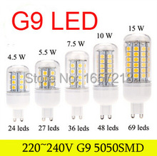 G9 Corn Light 4.5W 5W 7W 10W 15W LED Bulbs 220V till 240V Led Lamp 5050SDM White Warm White LED Lights 1pcs/Lot 2024 - buy cheap