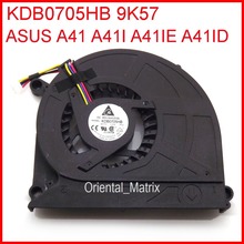 Original New KSB0705HA KDB0705HB 9K57 DC5V 0.40A Cooler For Asus A41 A41I A41IE A41ID Laptop CPU Cooling Fan 2024 - buy cheap