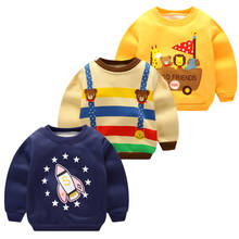 Новое поступление 2018, Толстовки для маленьких девочек на зиму, весну, осень, детские толстовки, свитер с длинным рукавом, Детская футболка, одежда 2024 - купить недорого