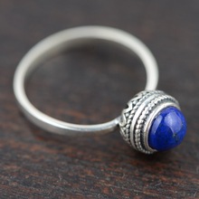 L & P Tailândia Budista Lazuli espreguiçar jóias de prata artesanais LAOYINJIANG thai anel de prata Das Mulheres do vintage frete grátis 2024 - compre barato