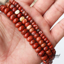 Mini.order is $7!2x4mm,4x6mm,5x8mm Faceted Natural Red stone Rondelle Abacus DIY Loose Beads 15" 2024 - buy cheap