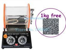 Mini 3kg jewelry tools Rotary Tumbler machine +( FREE) 1 KG Round Beads Jewelry polishing Machine jewelry making tools 2024 - buy cheap