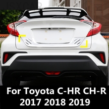 Rear Trunk Tailgate Trim Door Molding Boot Garnish Bezel Cover Exterior decoration For Toyota C-HR CH-R 2017 2018 2019 2024 - buy cheap