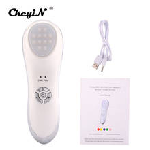 USB Rechargeable LED Light Photon Therapy Skin Rejuvenation Lifting Face Massager Beauty Blood Circulation Wrinkle Acne Removal 2024 - buy cheap
