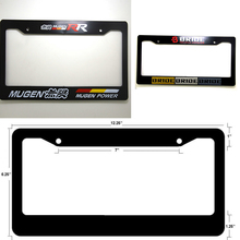 JDM Style Plastic Racing Car License Plate Frame Tag Cover Holder For Universal Car Mugen Bride 2024 - buy cheap