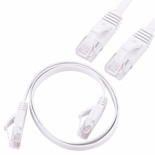 1/2/3/5/10M Cable blanco Ethernet plano de alta velocidad Cable Ethernet RJ45 CAT6 Cable de red LAN para Router ordenador portátil Smart TV 2024 - compra barato