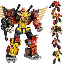 weijiang NBK 5 IN 1 NEW predaking Devastator Transformation Movie Toys boy Big size 45cm Robot KO G1 Action Figure Model kid toy 2024 - buy cheap