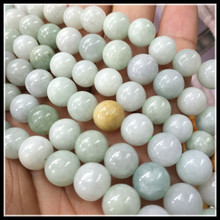 1 String Natural Myanmar Jade Stone RounD Ball Loose beads Size 4MM 6MM 8MM DIY Jewelry Findings Accessories 2024 - buy cheap