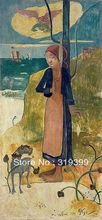 Oil Painting Reproduction on Linen canvas,Joan of Arc by paul gauguin,100% handmade oil painting, free shipping 2024 - buy cheap