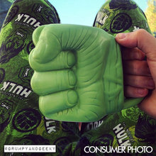Puño Hulk-Taza de cerámica de 300ML, taza para cerveza, café, Hulk 2024 - compra barato