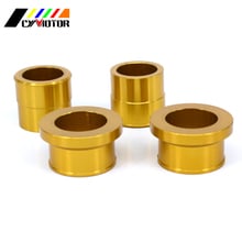 Espaçador dianteiro e traseiro do cubo da roda do boleto do ouro para suzuki rmz250 rmz450 2007-2019 rmx450z 2010 2011 2012 2013-2017 bicicleta de drit 2024 - compre barato