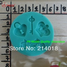 Crown motorcycle keys modelling fondant Cake decoration mold High-quality chocolate mold Jelly pudding mold NO.:Si317 2024 - buy cheap