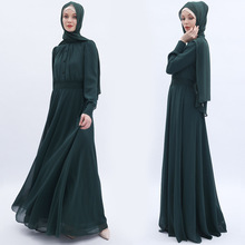 Luxury Muslim Abaya Full Dress Formal Chiffon Elegant Cardigan Kimono Long Robe Gowns Jubah Middle East Eid Ramadan Islamic 2024 - buy cheap