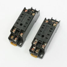Replacement 8P 3mm Din Rail Relay Socket Base PYF08A Pair for HH52P MY2 2024 - buy cheap
