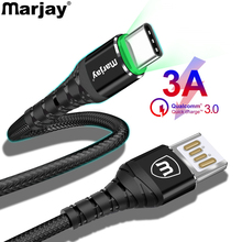 Marjay 3A Quick Charge 3.0 Reversible Micro USB Type C Cable For Samsung Xiaomi Huawei LG HTC Android USB-C Charger Cable 2024 - buy cheap