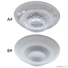 Soap Dish Round Glass Storage Box Clear Holder Accessories For Shower Bathroom Hotel 2024 - buy cheap