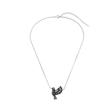 New Punk Long Black Crystal Flying Bird Necklace For Women Adjustable Handmade Jewelry 2024 - buy cheap