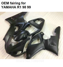 Motorcycle fairing kit for Yamaha injection molding YZF R1 1998 1999 matte black fairings set YZFR1 98 99 CN20 2024 - buy cheap