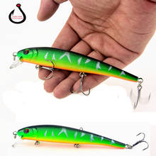 1PCS/lot 14 cm 23.7 g Fishing Lure Minnow Hard Bait with 3 Fishing Hooks Fishing Tackle Lure 3D Eyes Fishing 2018 2024 - buy cheap