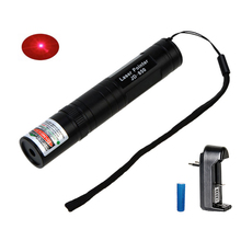 High Power Red Laser Pointer Pen 650NM Bright Single Point Laser + 16340 Battery + Charger 2024 - buy cheap