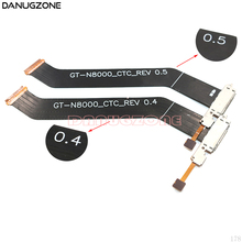 Conector e soquete flexível para samsung galaxy, 2 drive, para samsung galaxy note 10.1, n8000, n8010, usb, conector de porta de carregamento, plugue 2024 - compre barato