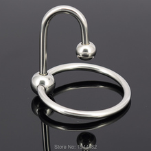 Men Penis Delay Ring Stainless Steel Cock Ring Cockring Glans Jewelry Two Beads Penis Delay Ejaculation Ring With Plug, 2pcs 2024 - buy cheap