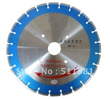 14-дюймовый лазерный сварной алмазный пильный диск | 350 мм режущий диск из армированного бетона | Режущее полотно для аэропорта 2024 - купить недорого