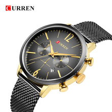 CURREN Luxury Brand Men Sport Watches Men's Digital Quartz Clock Stainless Steel Waterproof Wrist Watch relogio masculino 2024 - buy cheap