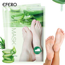 efero 2Pcs=1pair Exfoliating Foot Mask for Legs Cream Peeling Socks for Pedicure Spa Remove Dead Skin Feet Mask Skin Care 2024 - buy cheap