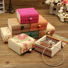 Bathroom Soap Dish Storage Box Vintage Bamboo Weaving Jewelry Necklace Makeup Cosmetic Holder Container 2024 - buy cheap