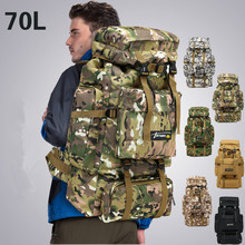Mochila tática 70l, bolsa militar para homens, viagem ao ar livre, esportes, caminhadas, caça, acampamento 2024 - compre barato