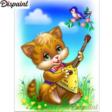 Dispaint-pintura de diamante 5D DIY "animal de dibujos animados", bordado de diamantes de imitación cuadrados o redondos, estilo punto de cruz 3D, decoración del hogar, A12272 2024 - compra barato