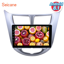 Seicane-rádio automotivo com tela de 9 polegadas, android 8.1, hd, 1024x600, para hyundai 2011, 2012, atualização de navegação gps, estéreo, multitoque 2024 - compre barato