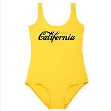 Bañador de una pieza de California, traje de baño, monokini, Mono de una pieza, sin espalda 2024 - compra barato