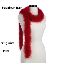 Mfeather 5 шт./лот 25 грамм красного цвета перо индейки Марабу боа для вечеринки креативное причудливое украшение для вечеринки 2 метра длиной за шт. Кружево 2024 - купить недорого