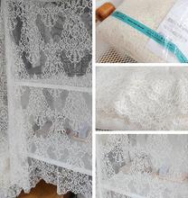 5 Meters/lot 95cm Width Delicate Beige Eyelash Lace Trim Eyelash Lace Fabric for Bridal Wedding Dress DIY Free Shipping 2024 - buy cheap
