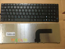 Novo teclado do portátil para asus g60 k52 g51 g53 n61 u50 X61 G60J G60V G60JX G60VX Russa RU Preta com moldura-V111452AS1 2024 - compre barato