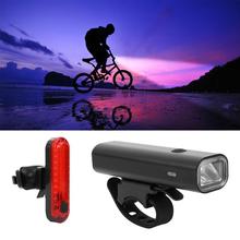 Bike Bicycle light Rechargeable LED Front light USB Rear Tail Safety Warning Cycling light Set Portable Flash Light Super Bright 2024 - buy cheap