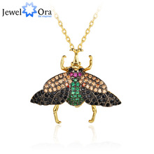 Новое поступление Несколько кубического циркония бабочка ожерелья и подвески для женщин булавки ювелирные изделия колье ожерелье (jewelora NE102770) 2024 - купить недорого