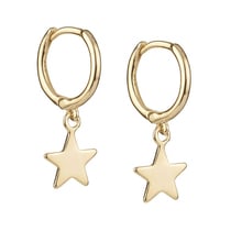 2019 Simple Gold color Star dangle Earrings for Women Earrings brincos Oorbellen boucle d'oreille pendientes bijoux 2024 - buy cheap
