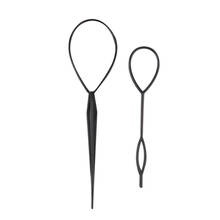 2pcs Magic Topsy Tail Hair Braid Styling Clip Tool Tail Clip Headwear Fashion Salon Accessory Twist Braid Ponytail Maker #H13 2024 - buy cheap